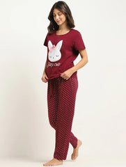 Stay Cute Bunny PJs Set