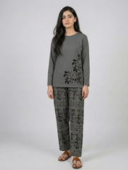 Floral Printed Pjs Set