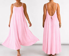 Stylo Collections Premium Maxi Nighty Dress - Pink