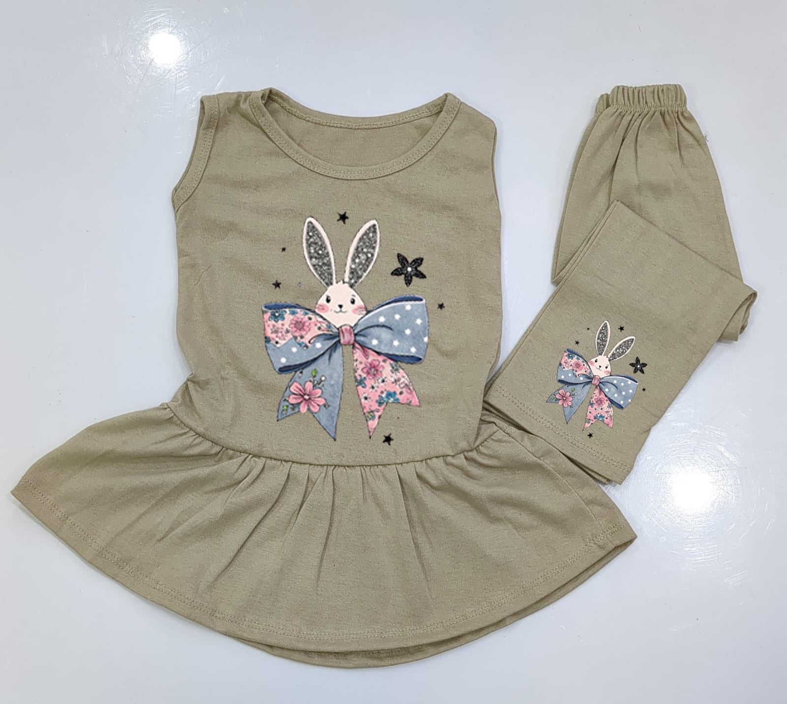 Little Princess Bunny Frock Style Co-Ord Set