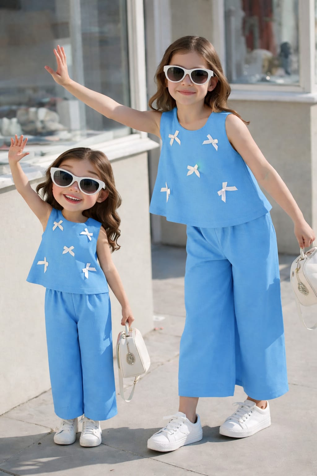 Western Style Cotton Jersey Kids Co-Ord Set