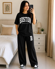 Boston Track Suits Black