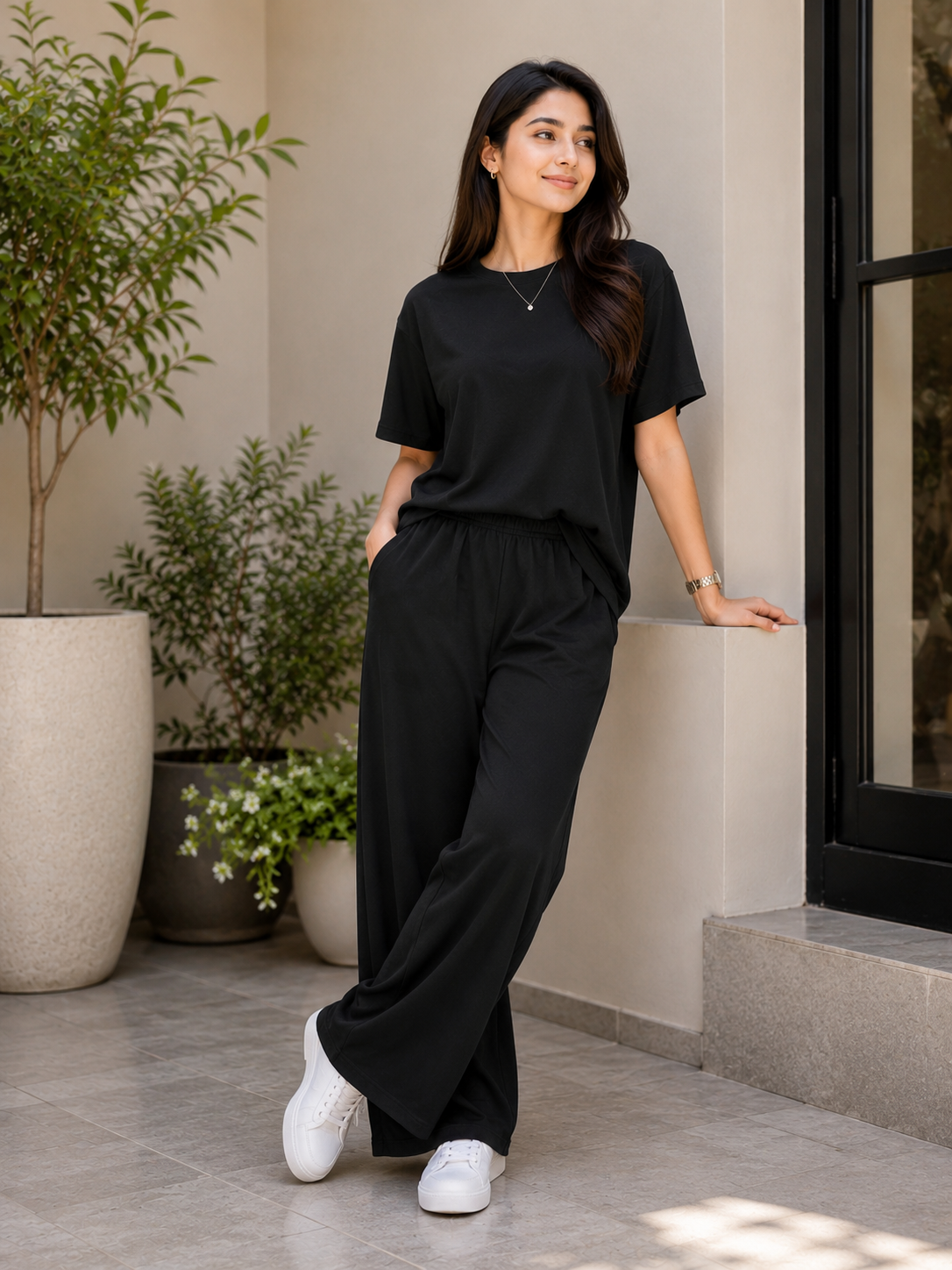 Women's Premium Co-Ord Set (Black)